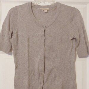 Gray half sleeve cardigan size XS
